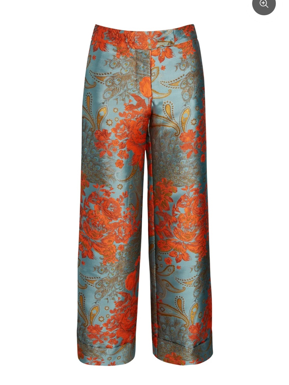 catherinegee Jacquard Stella Pant - Blue/Orange
